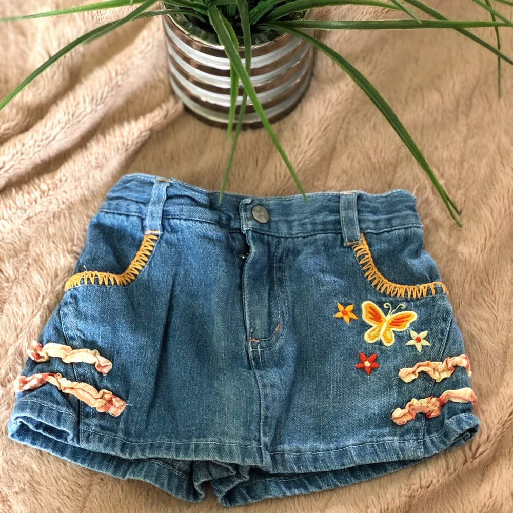 Girls Jean short skirt
